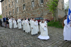 Feier der 1. Heiligen Kommunion in Sankt Crescentius (Foto: Karl-Franz Thiede)